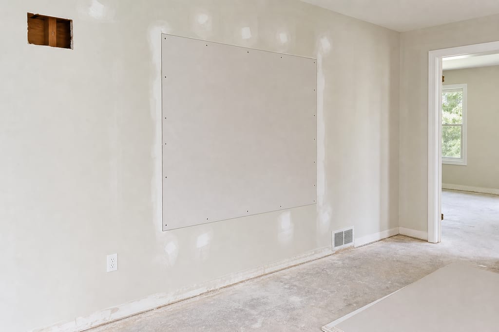 Fit new sheetrock photo